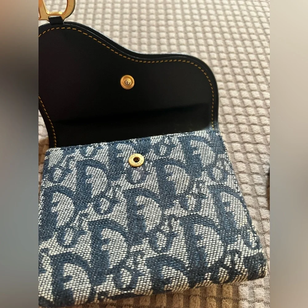 DIOR SADDLE BIFOLD CARD CASE